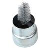 Car Vehicle Silver Battery Post Terminal Cleaner Tool Stainless Steel Brush