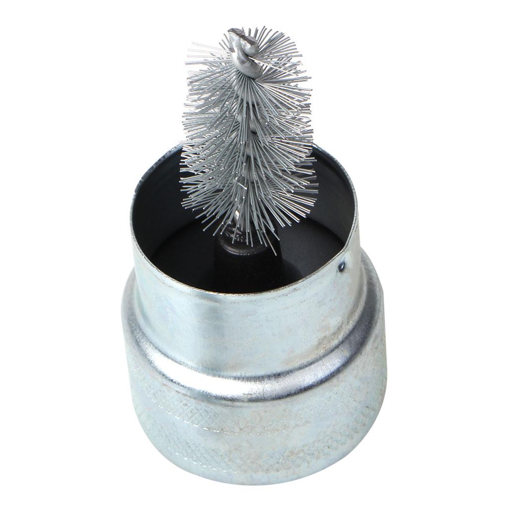 Car Vehicle Silver Battery Post Terminal Cleaner Tool Stainless Steel Brush
