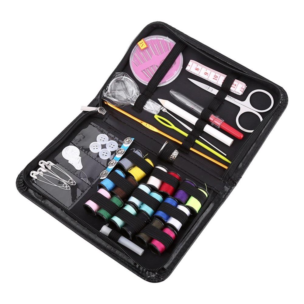 58pcs Includes Measuring Tape Travel Sewing Kit Compact Sewing Kit Travel Use