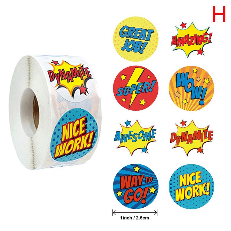 Kreslené samolepky se zvířátky Samolepicí samolepky se štítky za odměnu pro děti