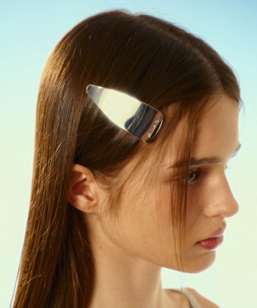Sentiments No.515 [Silver] Sleek Triangle Hair Pin