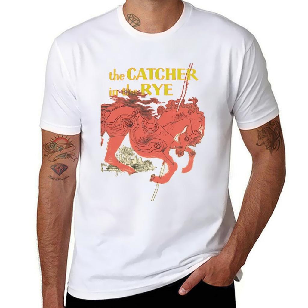 Catcher In the Rye T Tshirt Summer Clothes Sweat Oversized Tees T Shirts for Men Pack