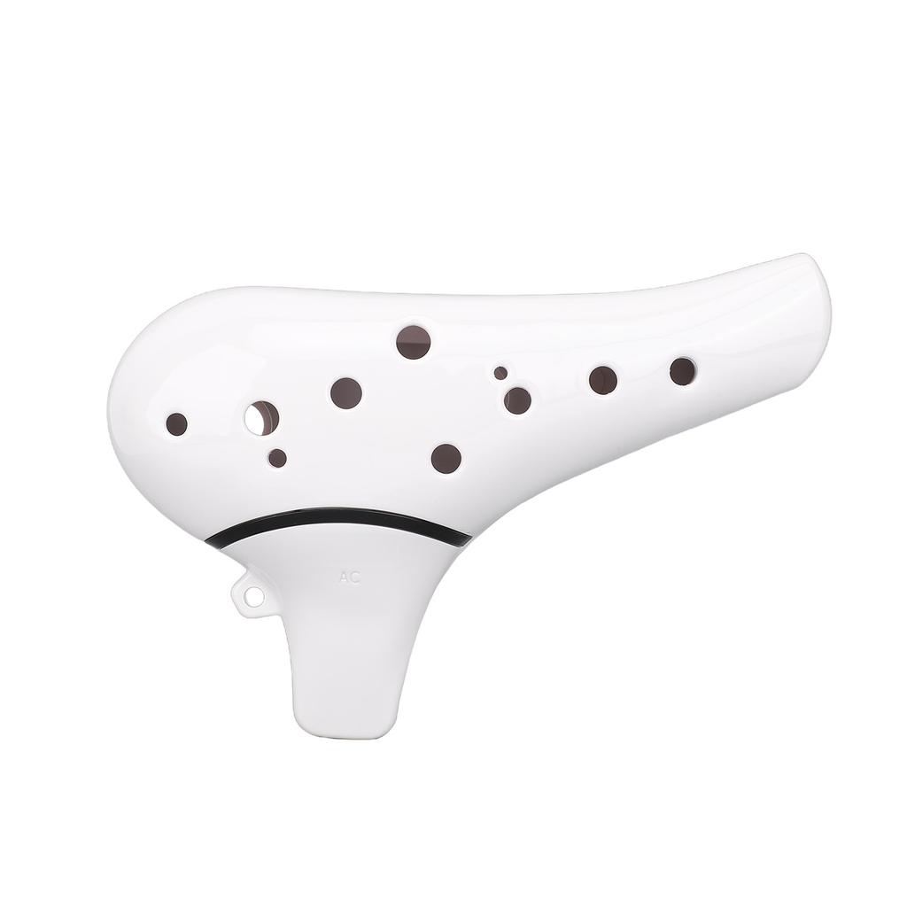 12 Hole Ceramic Flute Alto C Key Resin Material Sensitive Smooth Mouthpiece Comfortable Finger Hole Smooth for Other