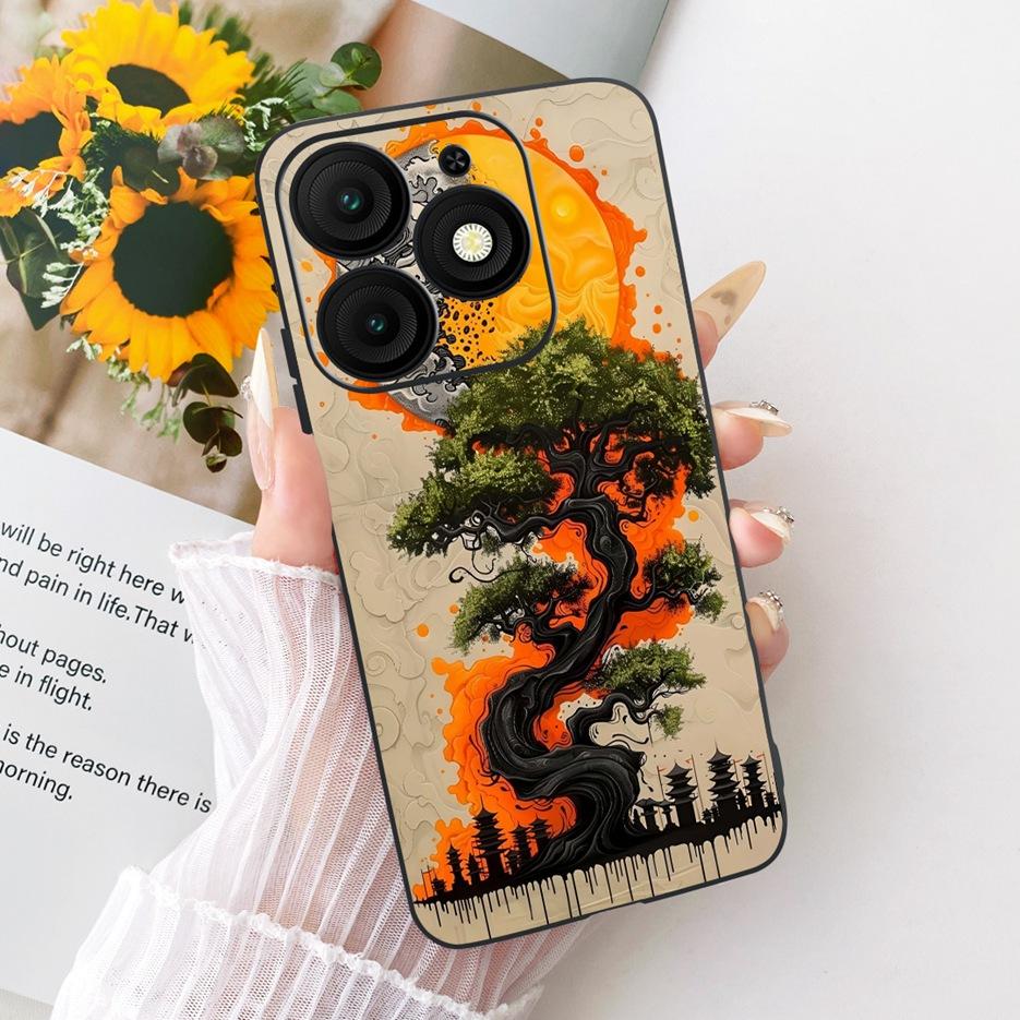 For Itel A50 A50C 4G Case Cool Lion Luxury Painted Cover Soft TPU Phone Case For Itel A50C A 50 C ItelA50 ItelA50C Fundas Bumper