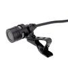 Lavalier Clip Metal Mono Microphone 3.5mm with Collar Clip for Lound Spker Computer PC Laptop