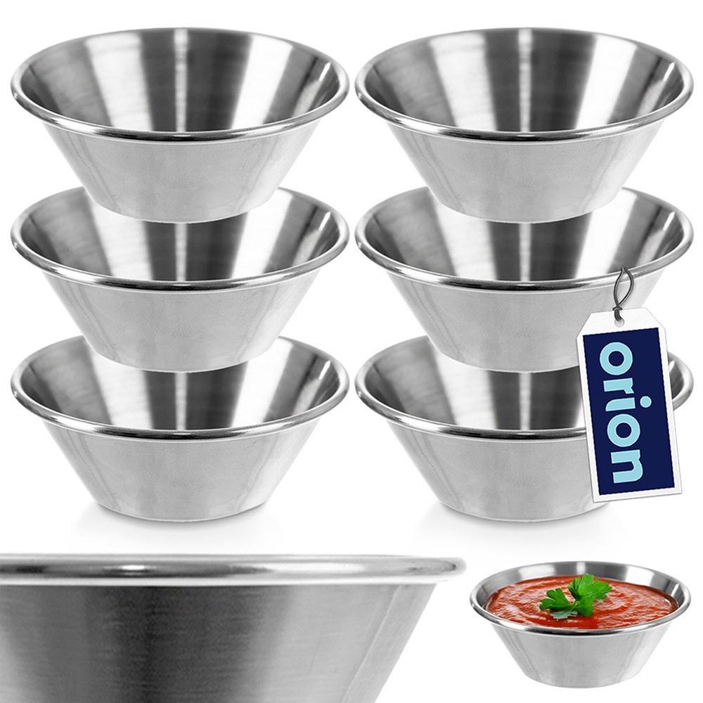 Steel Dip Sauce Bowl 6.5 Cm, 40 Ml 6 Pcs.