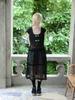Hety Pure Lace Long Dress (Black)