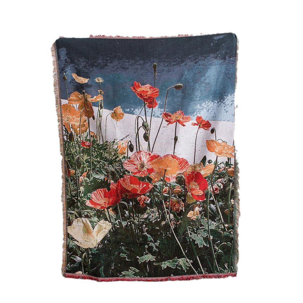 Australian Original Single Xiaomei Style Villa Dali Courtyard Bohemian Floral Blanket Sofa Cover