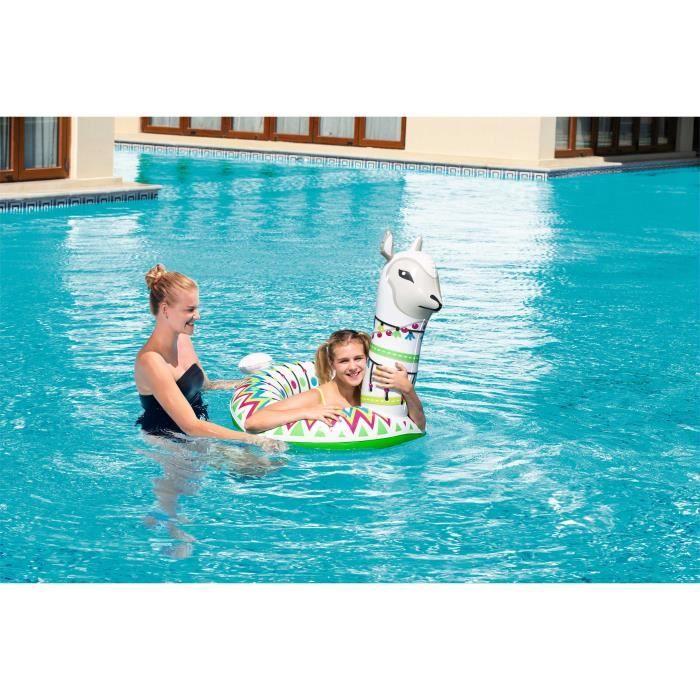 Bouée ronde Alpaga - BESTWAY - ALPACA SWIM RING - PVC - Enfant - 113 x 109