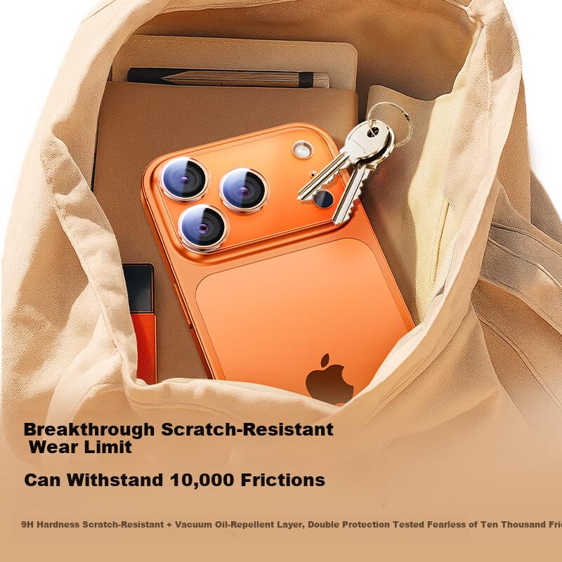 Full Coverage Lens Film for Apple 17 Pro Max, iPhone 17 Pro Max ReCamera Lens Protector, High Definition Full Coverage Anti-Scratch and Anti-WeMobile
