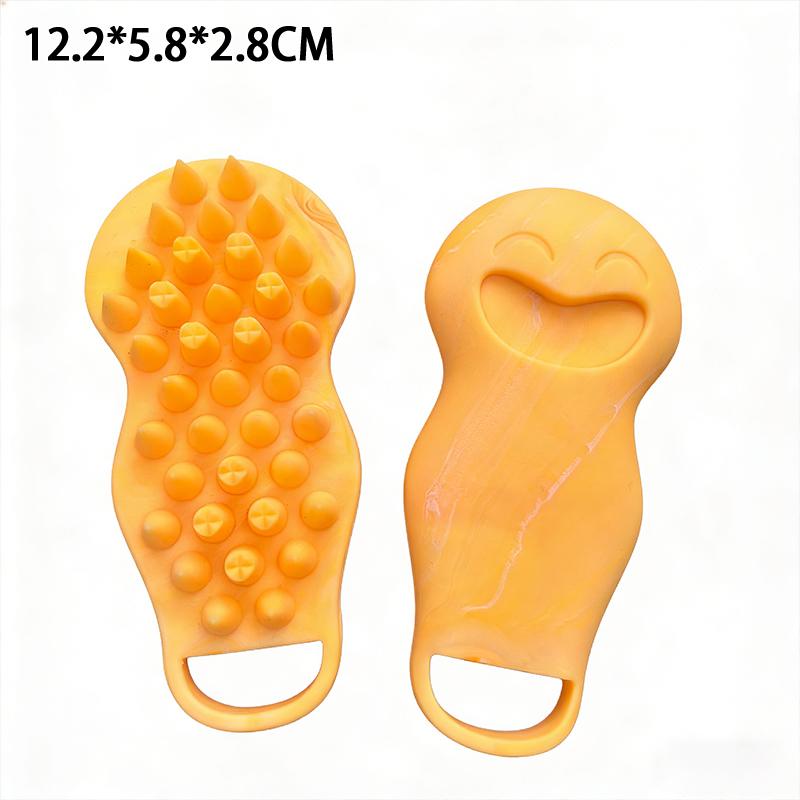 High Temp Resistant Silicone Hair Comb Deep Cleaning and Scalp Massage Brush for Shower and Spa Beauty