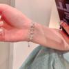 Elegante Bracciale di Lusso Leggero con Cucitura a Fiocco di Zirconi