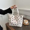 Women“s Bags Strawberry Print Cute Sweet Shoulder Bag Japanese Harajuku Artistic Kawaii Large Capacity Portable Handbag For Girl