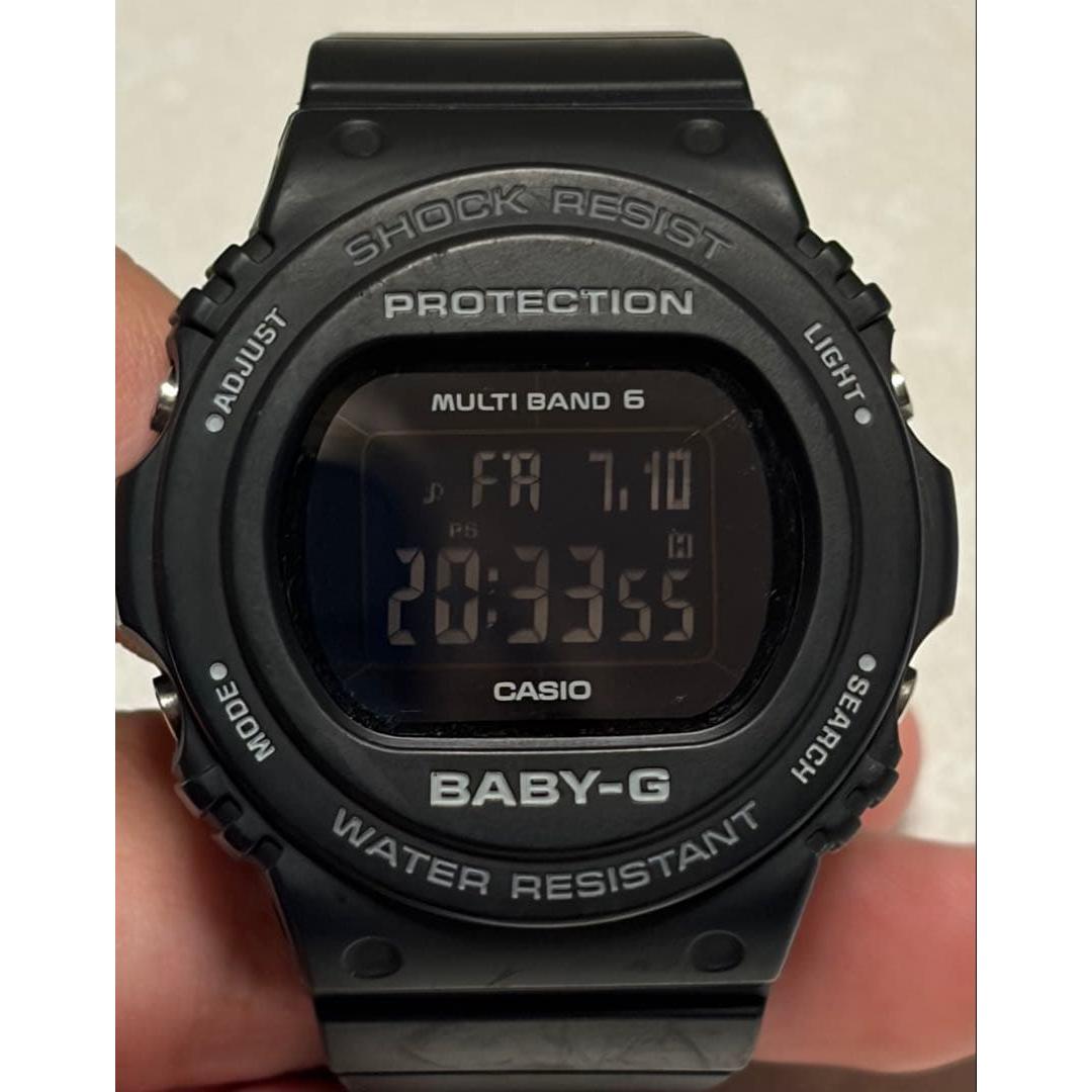 Used Radio-controlled solar watch CASIO BABY-G BGD-5700U black