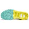 New LiNing Badfive 3 Cushioning, Slip Resistant, And Abrasion Resistant Mid Top Basketball Shoes Men's White Green Yellow ABFT005-9