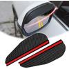 2 Pcs Carbon Fiber Car Side Mirror Rain Eyebrow Guard, Car Rearview Mirror Rain Brow, Waterproof Rearview Mirror Smoke Cover, For SUV, Truck, Car,