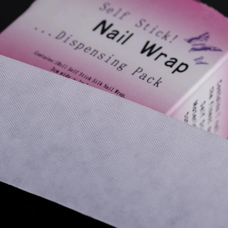 1 Rolka Naprawcza Jedwabna do Paznokci Żel UV Włókno Budujące Narzędzia do Francuskiego Manicure Formy do Paznokci Końcówki do Przedłużania Klejące Naklejki Ochrona Paznokci