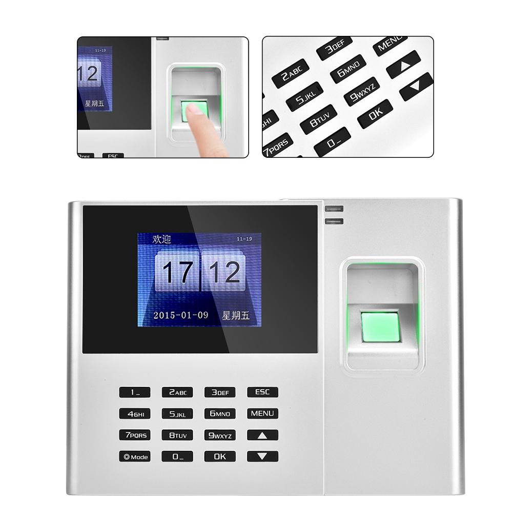 TCP IP Fingerprint Password Attendance Machine Employee Attendance Recording