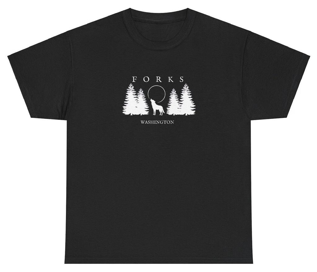 Forks Washington T Shirt Forest Goblincore City Of Forks Washington Twilight Tee
