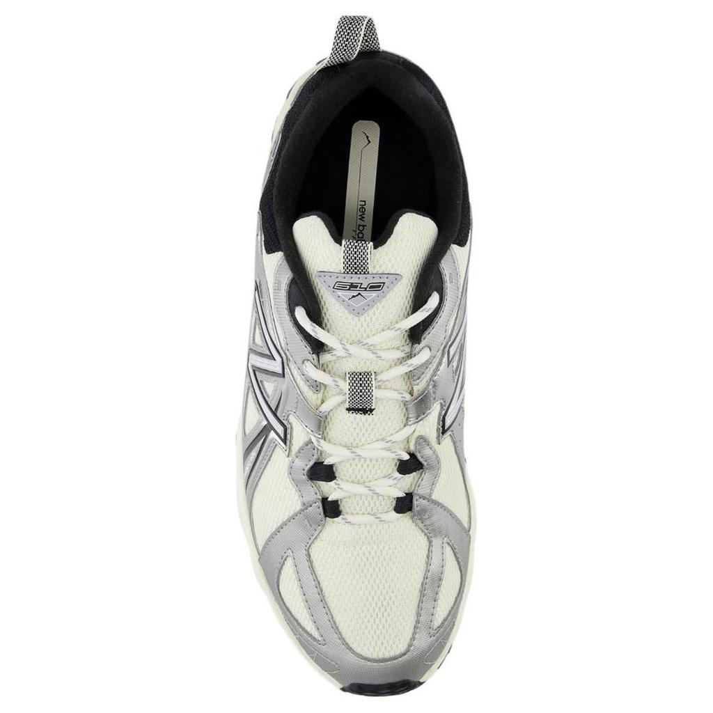 New Balance ML610 Comfortable Soft Wear-Resistant Low-Top Lifestyle Shoes Unisex Sneaker Beige Silver NBPDFS161I
