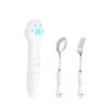 Cat Paw Cute Portable Cutlery: Stainless Steel Dessert Spoon, Fork & Chopsticks Set