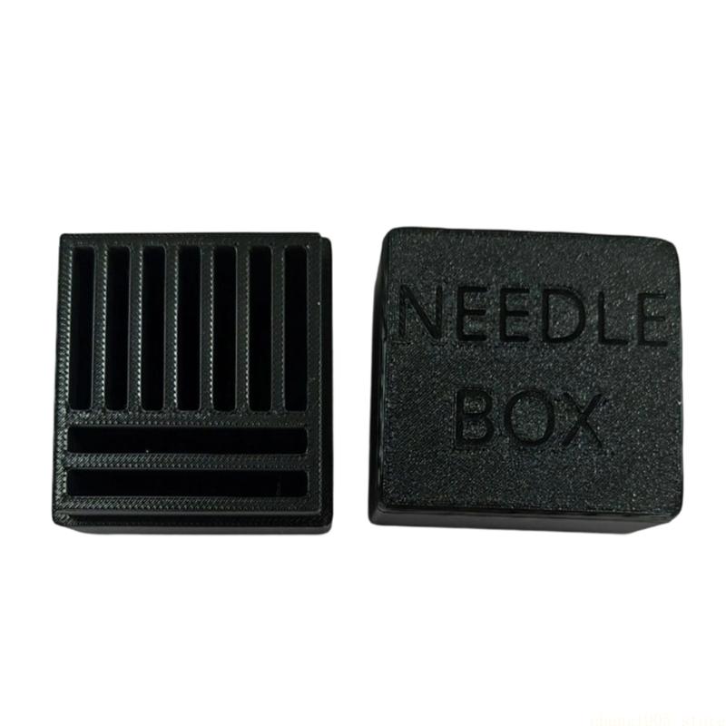 

1pc 3D Printed Sewing Needle Storage Box, Portable Organizer for Small & Large Sewing Machine Needles