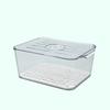 Food-Grade Refrigerator Storage Box Transparent Stackable Food Storage Containers Plastic Timing Fresh Fridge Egg Holder