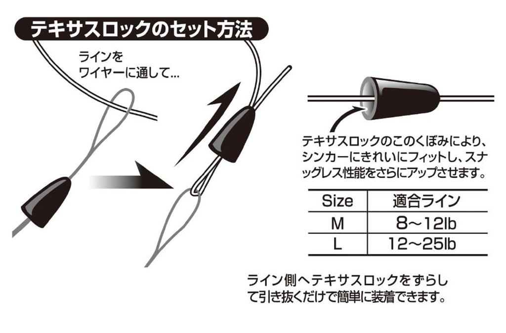 Decoy Zámek L-1 Texas pro výkon Snagless Velikost M (1726)