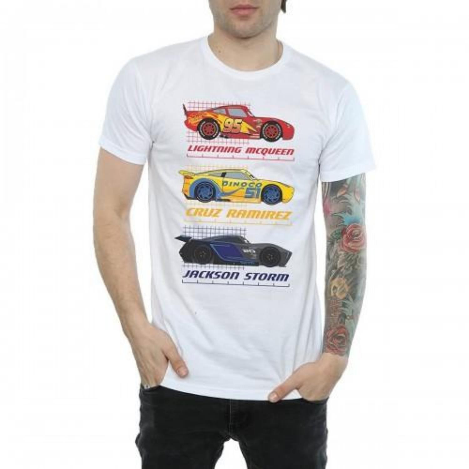 

Cars Mens Racer Profile Cotton T-Shirt S чёрный