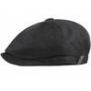 Ht3669 Berets Spring Summer Men Women Cap Vintage Octagonal  Cap Male Female Cotton Linen Beret Hat Unisex Beret Cap Men