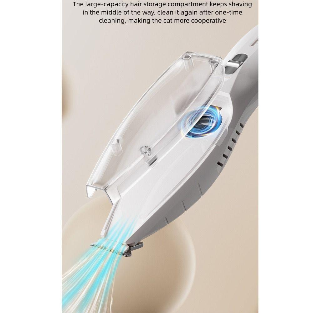 With Vacuum Pet Paw Hair Clipper Low Noise Electric Cats Haircut Shaver  Pet Grooming Supplies