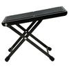 Reposapiés para Guitarra 4 Posiciones Altura Ajustable Plegable Soporte Firme para Instrumento