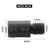 M10 For M14 4pcs Thread Adapter Converter For Angle Grinder Drill Bit Shank Angle Grinder Shaft Adapter Interface Connector