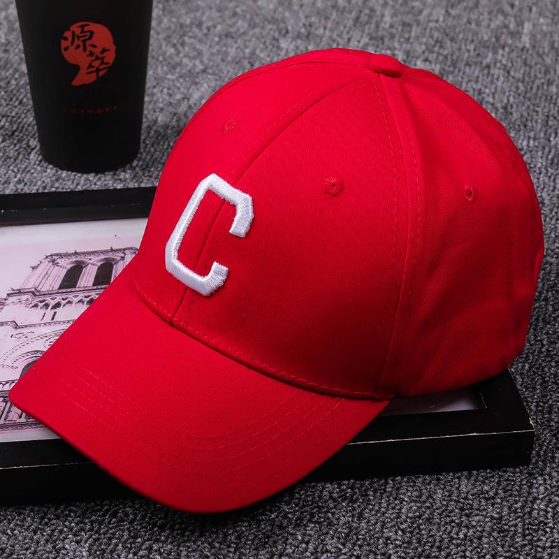 Hat Men'S And Women'S Side Embroidery Love Letter A Baseball Cap, Spring And Summer Outdoor Leisure Curved Brim Cap