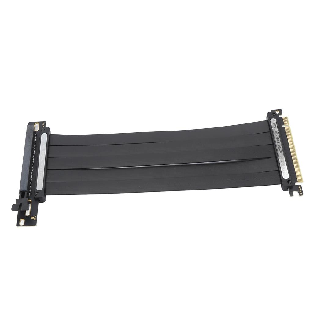 PCIE4.0 X16 Extension Cable High Speed Shielding GPU Riser Cable Flexible Right Angle for 3090ti 3090 3070ti 3070
