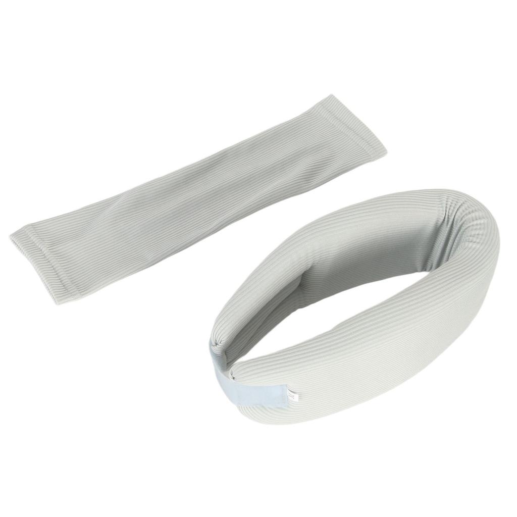 Cervical Collar with Neck Brace Cover Soft Breathable Neck Support Brace Relieves Spinal Pain for Man Woman Grey