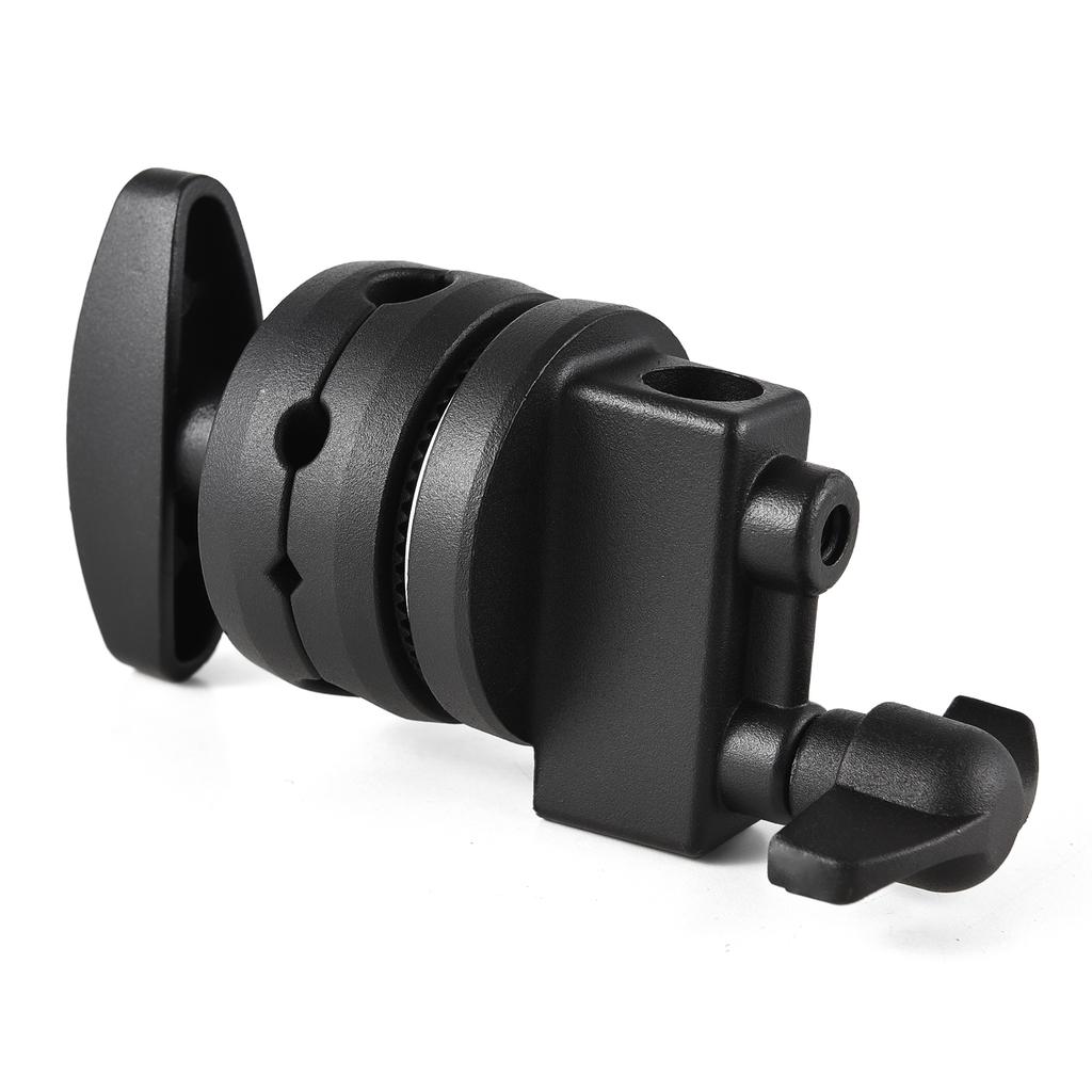 Multi-Functional Light Stand Mounting Adapter Heavy Duty Swivel Head Holder Grip Head for Light