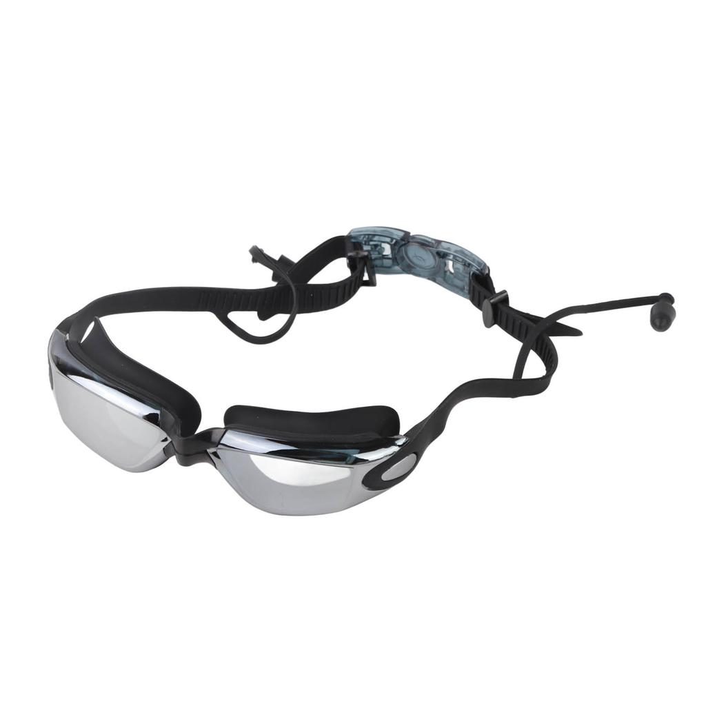 Schwimmausrüstung Atmungsaktive Elastische Badehose Mütze Nasenklammer Ohrstöpsel Set mit Aufbewahrungstasche