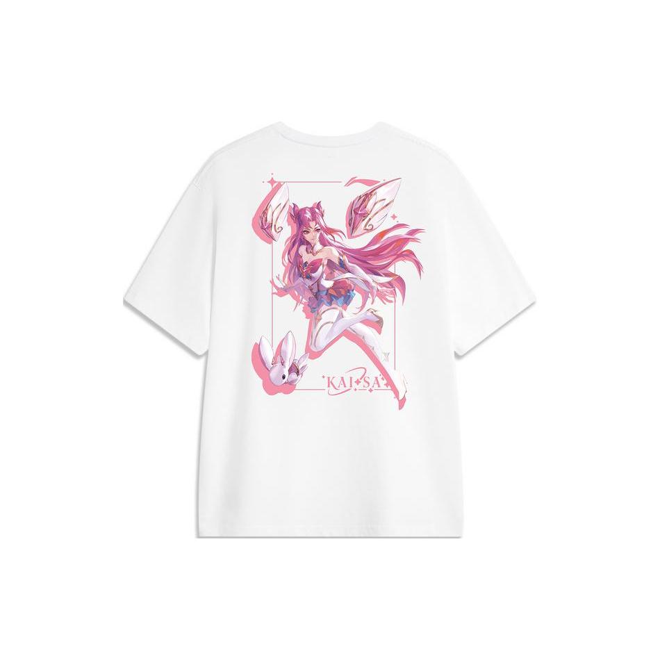 Li Ning x LOL T Shirt Unisex Standard White AHSUA99-1 XL