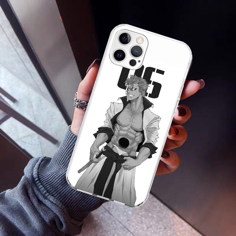 

Bleach Grimmjow Phone Case For iPhone 17 Air 11 13 Mini 14 15 Plus 16 12 Pro Max 16E SE 7 8 Pattern Soft TPU Back Cover 17 Air iPhone 12 (12 Pro)