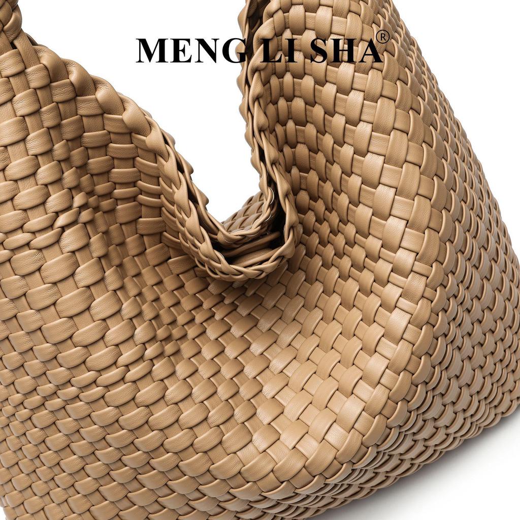 Hand-woven Fashionable Large Capacity Tote Bag - Versatile European & American Style