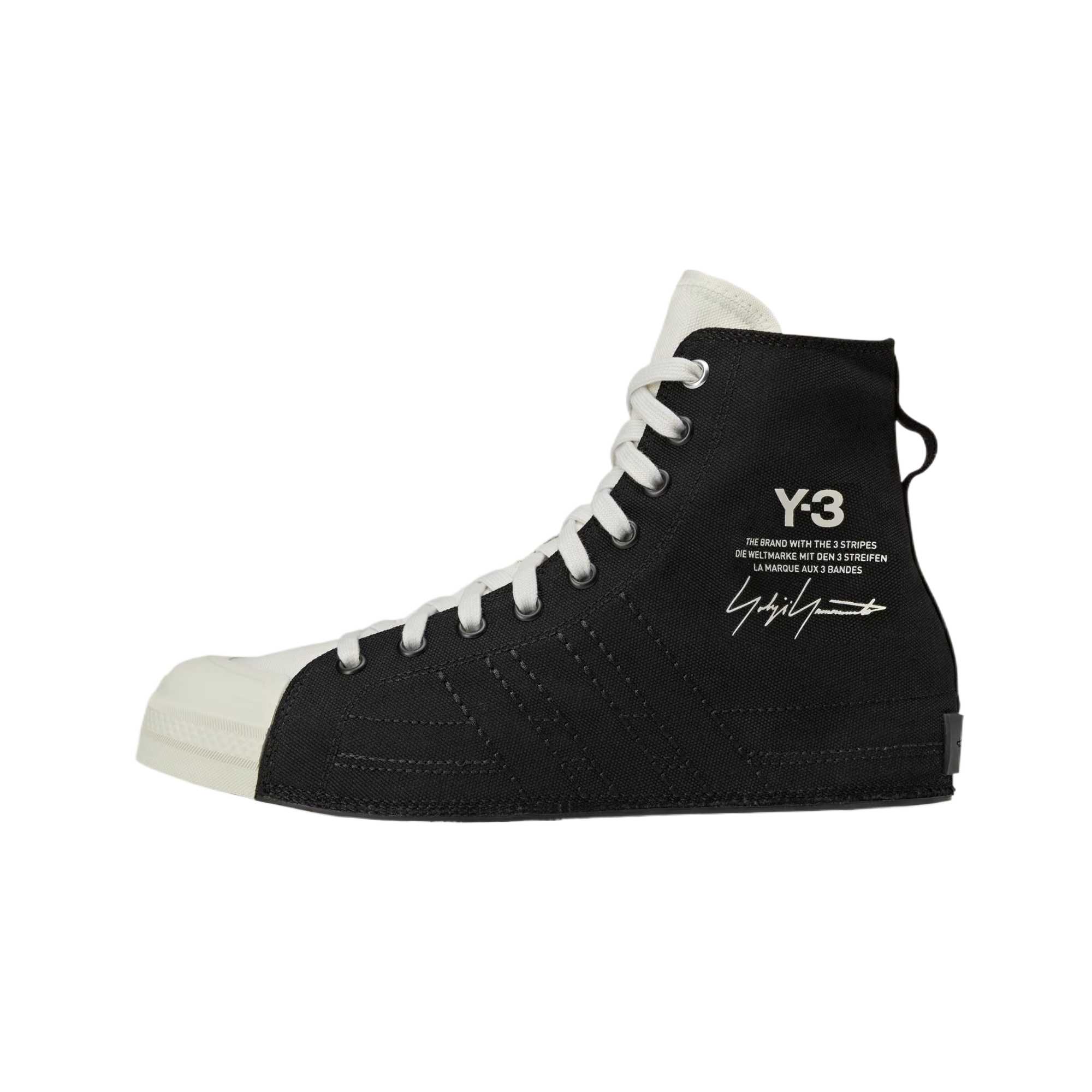 

Adidas Y-3 Nizza Минималистичная Мода Универсальная Индивидуальность Прочные Высокие Кеды для Скейтборда Унисекс Кеды для Скейтборда Черные JQ8818 42⅔