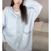 Women's Hooded Knit Cardigan Coat - Autumn/Winter Retro Style