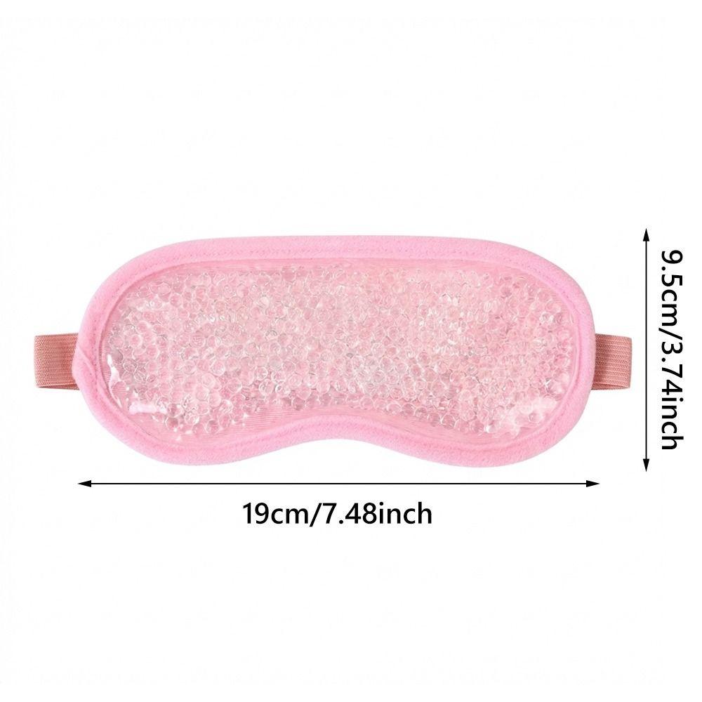 PVC Gel Eye Mask Reusable Beads Gel Sleep Mask Relaxation Cooling Sleep Mask  Compress Puffy Eyes