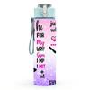 1PC Just A Girl Who Loves Gymnastics Art 750ml Color Plastic Sports Water Bottle Leakproof Flip Straw Lid Suitable for Sports Office Home Use