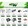 2 Hole Exhaust Pipe Silencer Power Riser or Rear Bumper Kit Fit for 1/5 HPI ROFUN BAHA ROVAN KM BAJA 5B Rc Car Toys Parts