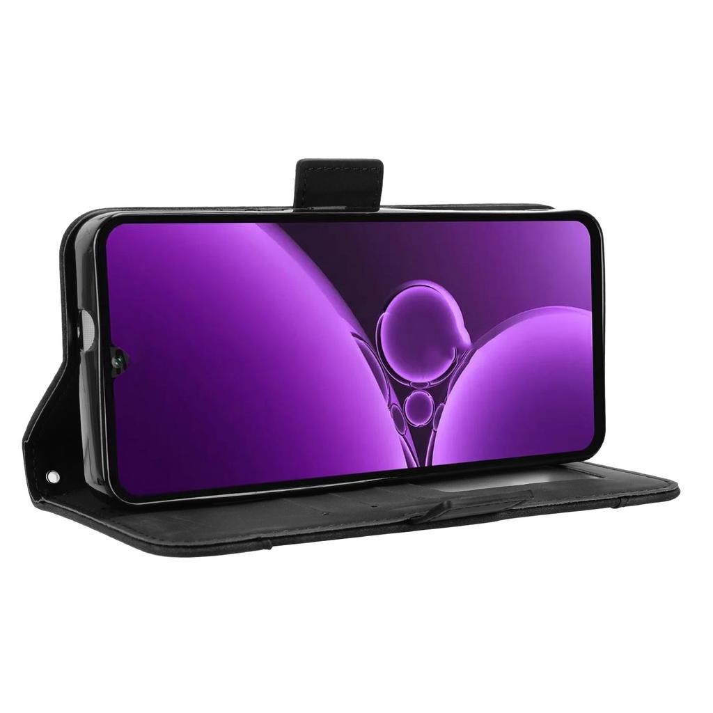 For Oukitel C59 Pro Leather Case Phone Wallet Cover with Multiple Card Slots