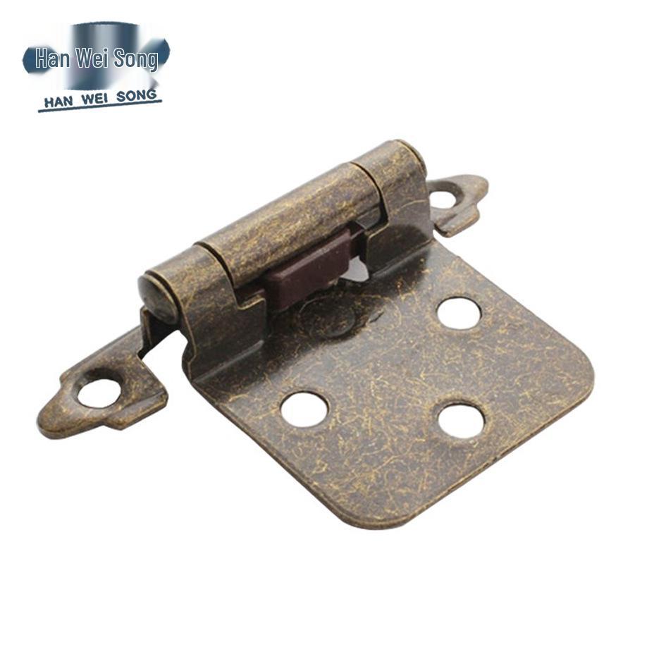 Антикварная бронзовая классическая складная петля с пружинным замком