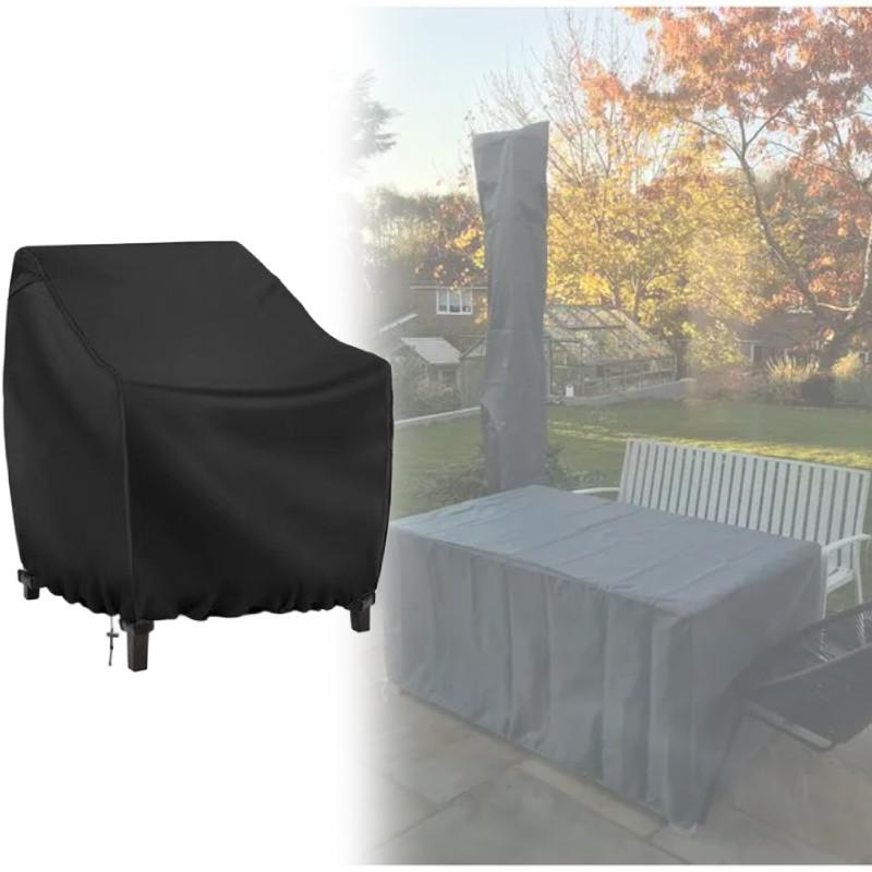 Patio Table And Chairs Cover Outdoor Resistant Polyester Dustproof Sunshade For Garden And Courtyard