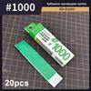 10Pcs/Box Model Sandpaper Adhesive Backed Sandpaper 20X80Mm For Professional Modeling Washable And Reusable Diy Craft Tools